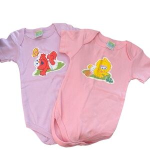 Set of Two Sesame Street Onesies